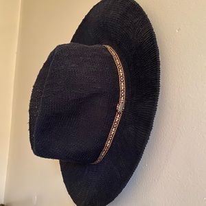 Navy Blue Woven Volcom Sunhat M/L